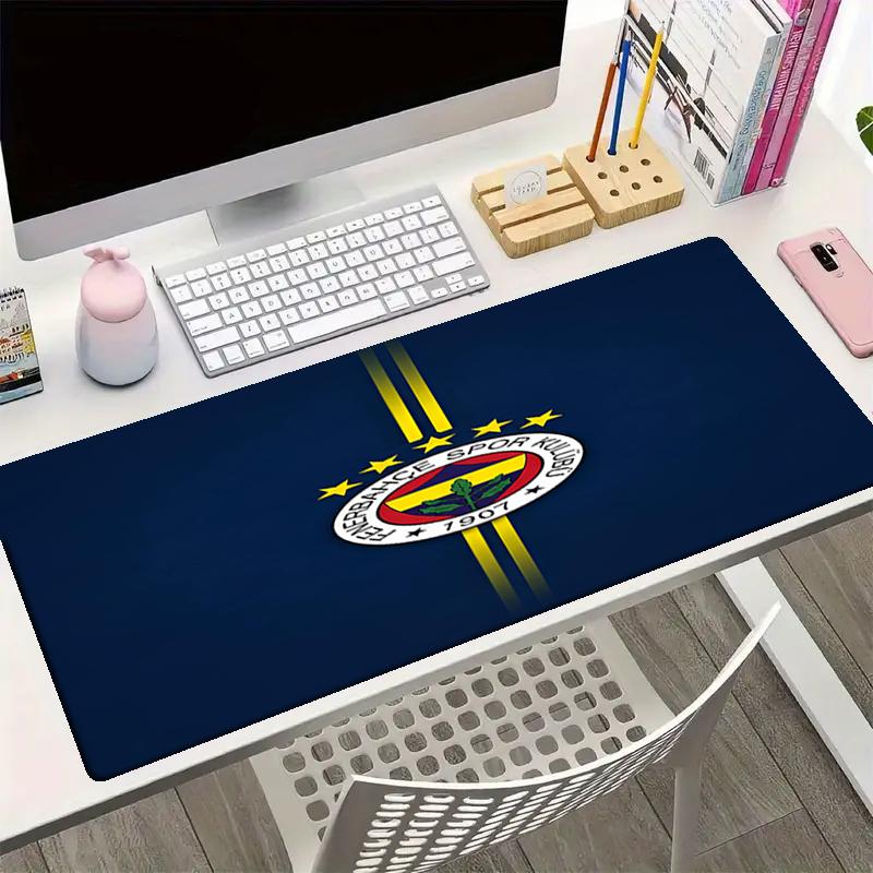 Fenerbahce Thema Mauspads, Rutschfeste Gummiunterlage, Multifunktionales Büro- & Heimdekor, Perfekt zur Personalisierung des Arbeitsplatzes.