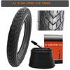 12 Zoll Fahrradreifen 12 1/2 x 1,75 x 2 1/4 (47-203) Innen- und Außereifen Fahrradreifen Bike Explosionssichere Luftlose Reifen Für Faltrad Schieb
