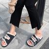 2 Pregnant women's high-elastic thickened velvet cotton autumn and winter belly support pants casual pants flared pants outer pants