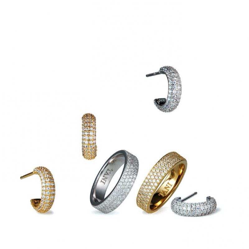 Tani By mineTani Harper Pave Ear Cuff Ms1e301o