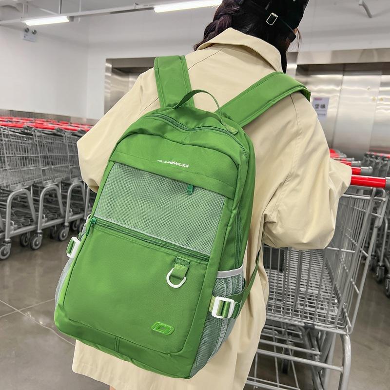 Student Schoolbag Backpack Fashionable Large Capacity Versatile Waterproof College Student Backpack Lightweight