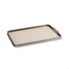 Horsehair Tray Long-Lasting Stainless Steel Slimline for Coffee Table