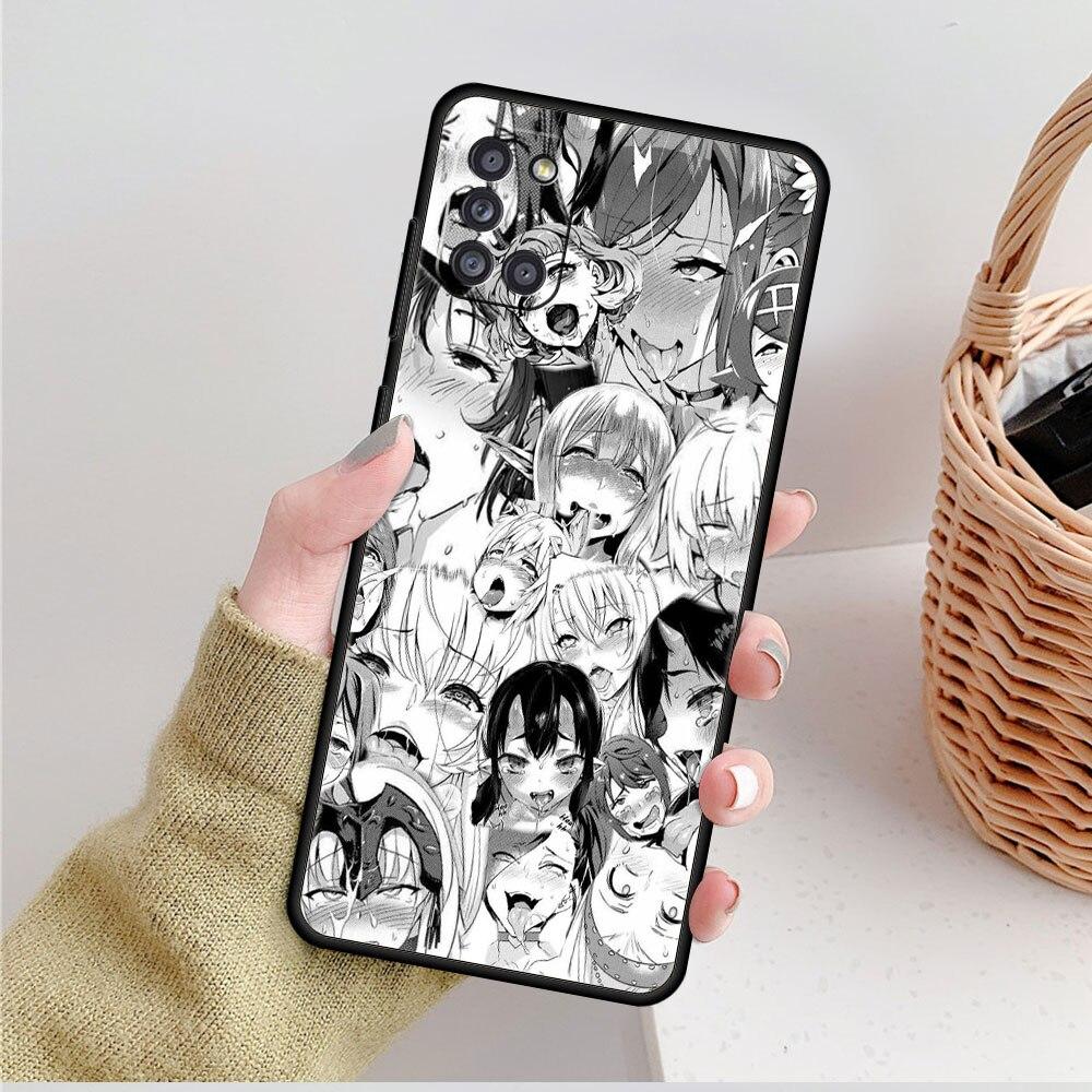 Móda anime dívky pro Samsung Galaxy A32 4G A12 A51 A72 A02s A21s A71 A52 A41 A31 A13 A52s 5G A53 A23 A33 A73 Pouzdro na telefon