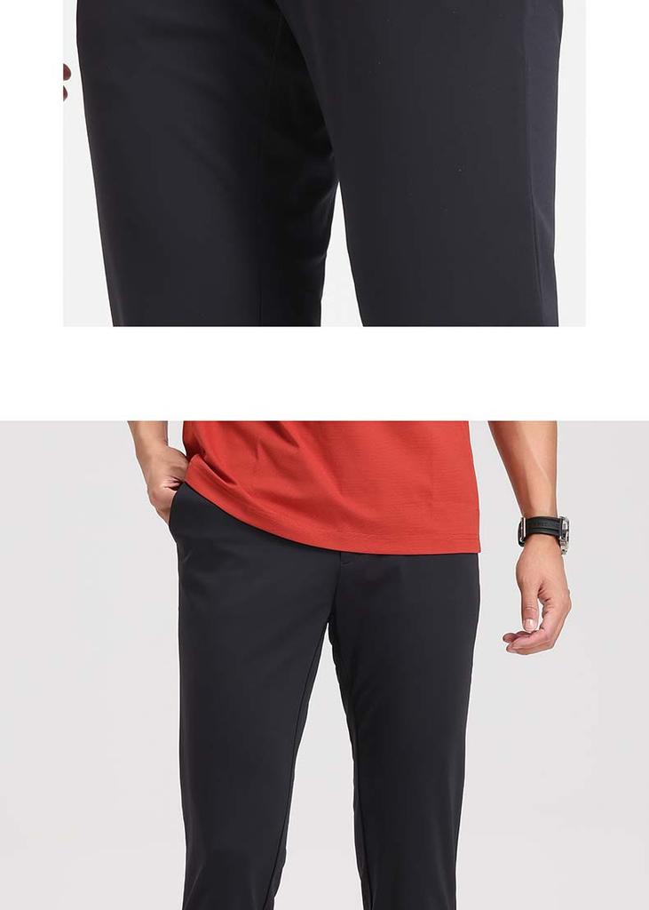 Langdeng Business Casual Pants Men's Straight Leg Pants
