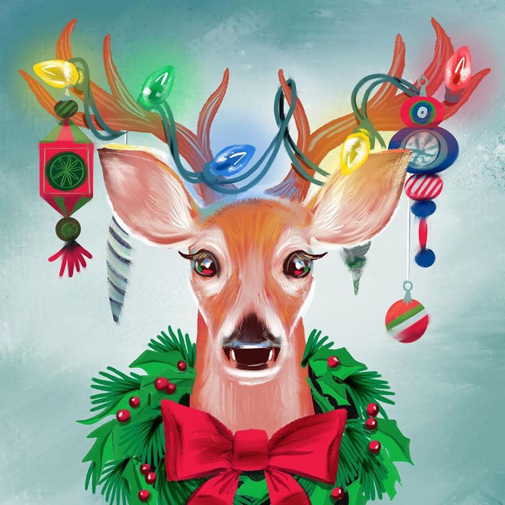 

Полный набор сверл для алмазной живописи, YEESAM ART Christmas 5D DIY Diamond Art
