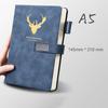 A5 Leather Notebook Diary Custom Logo  Business Journal Writing Genuine Leather Handmade