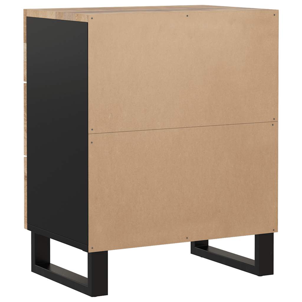 Nightstand 50 x 33 x 62 cm Solid Mango Wood & Engineered Wood