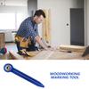 Woodworking Compass Scriber Portable Aluminum Woodworking Compass Tool Adjustable Drawing Ruler Circle Drawing Ruler