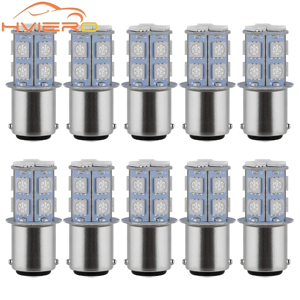 2PCS 1157 BAY15D P21W 13SMD 5050 Car Led Turn Signal Lights Brake Tail Lamps Auto Parking Rear Reverse Bulbs