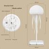 3D Movable Jellyfish Lamp USB Smart Voice Control Dimmable Color-Changing Creative Night Light Ocean Anime Light Sign Ornaments