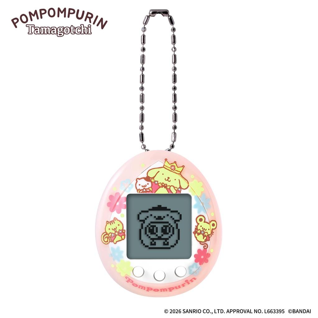 POMPOMPURIN Tamagotchi Magical Pink Recommended 6 Years and Sanrio Characters [Bandai] Ver. Age Up.