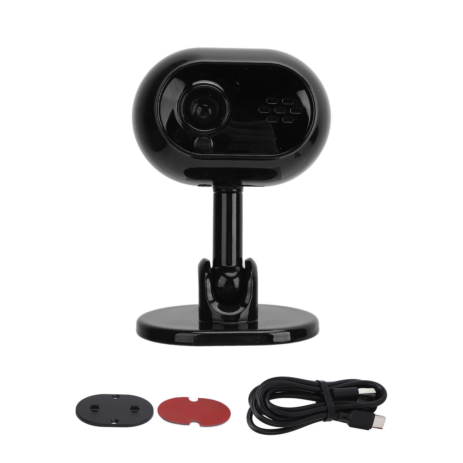 

Wireless Indoor Monitor Camera 1080P WiFi Baby Monitor for Home Security with Night Vision Two Way чорний