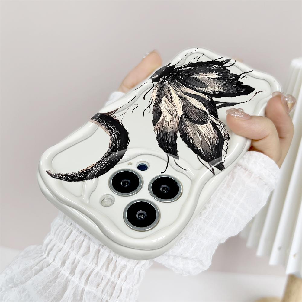 Für Honor 90Lite X6B X8 Infinix Hot 30 40i 40Pro Smart8 Vivo V27 V29e V30e Moto G84 Mode Mädchen Cremige Textur Weiches Silikon Vollständiger Linsenschutz Hülle