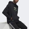 adidas Moletom com Capuz Originals Trefoil Edição Limitada de Halloween Estampa de Logo Masculino Moletom Preto GV0923