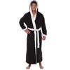 Men's Winter Plush Lengthened Shawl Bathrobe Home Clothes Long Sleeved Robe Coat