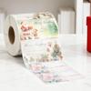 Christmas Sticker Roll Funny Party Favor Stickers For Holiday Greetings For Bread Bags Box Greetings Cards Handicrafts Wall