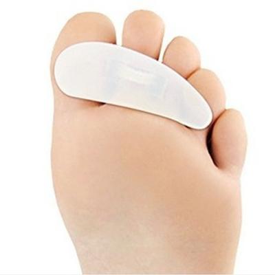 2 pezzi di supporto per creste per piastre per punte in gel di silicone per massaggio ai piedi per dita storte e a martello