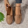 New Flat-soled Doudou Shoes, Four-season Light Casual Shoes, Fashionable Lazy Pedal Women's Shoes, Round Head Women's Single Shoes