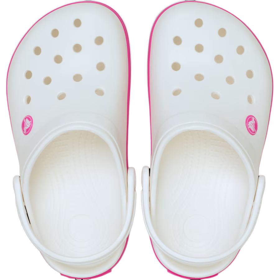 Crocs Crocband Clog Kids Comfortable Fashion Supportive Clogs Kids Clogs Pink White 207006-6WU