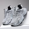 Men's shoes mesh breathable platform sports shoes fashion casual outdoor wear-resistant breathable non-slip versatile casual heightening shoes