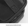 Double Layer Zipper Mesh Toiletry Bag Portable Travel Nylon Makeup Cosmetics Storage Organizer