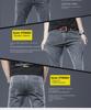 Men's Slim-Fit Gray Skinny Jeans - Korean Style Casual Pants