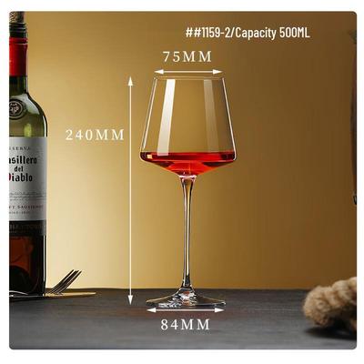 Wuyi Luxury Crystal Burgundy Red Wine Glass