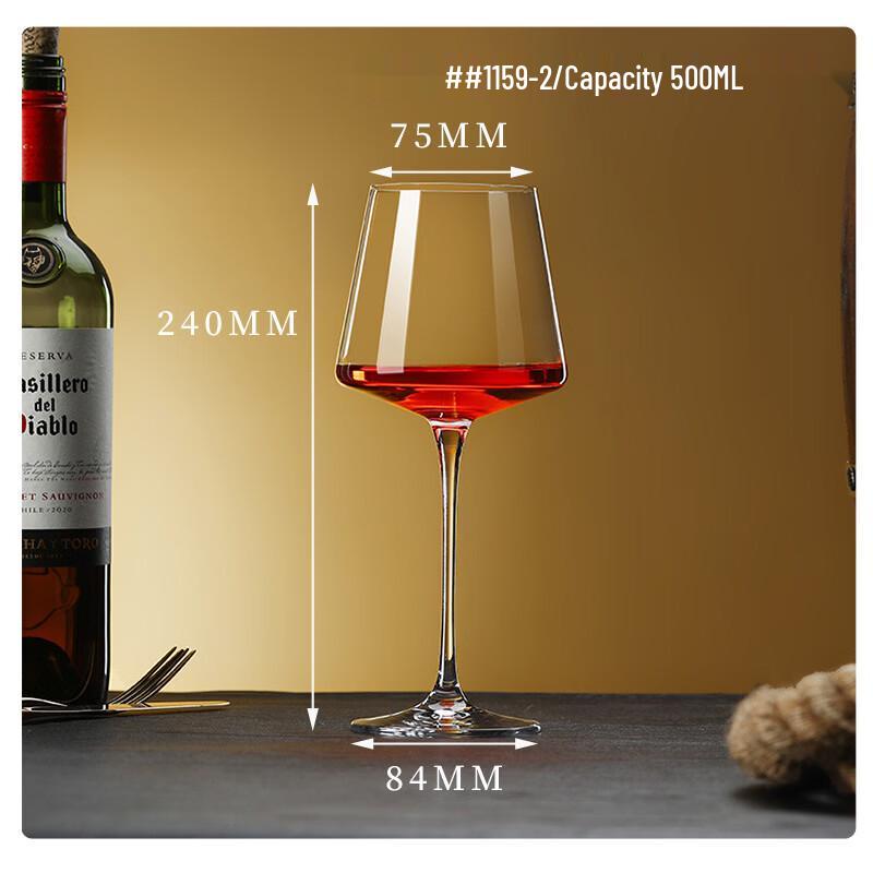 Wuyi Luxury Crystal Burgundy Red Wine Glass