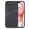 For iPhone 16e Case Shockproof Slim Retro Leather Phone Back Cover