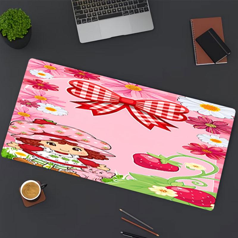 Strawberry Shortcake Print Mouse Pad, for Keyboard Pad Laptop PC Mat for Office Home Use, Desk Decor, Perfect Birthday Gift for Gamers