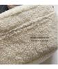 Lambswool Plush Crossbody Bag: 2024 Winter Versatile Small Chest Bag for Women In Solid Colors