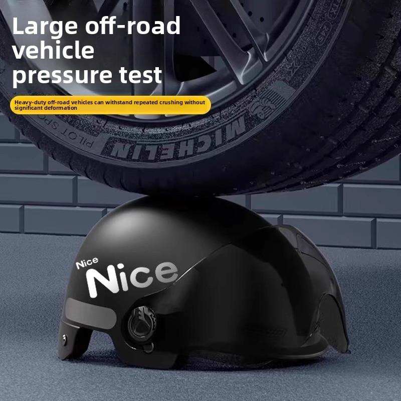 Electric Vehicle Helmet Men and Women Large Summer Breathable Four Seasons Universal Safety Helmet Half Helmet