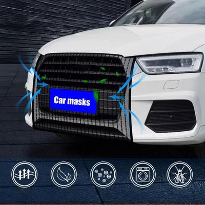 Car Engine Hood Net Car Hood Grill Engine Bumper Net Washable Prevent Engine Hood Damage Stones Leaves Resistant Net For Minivan