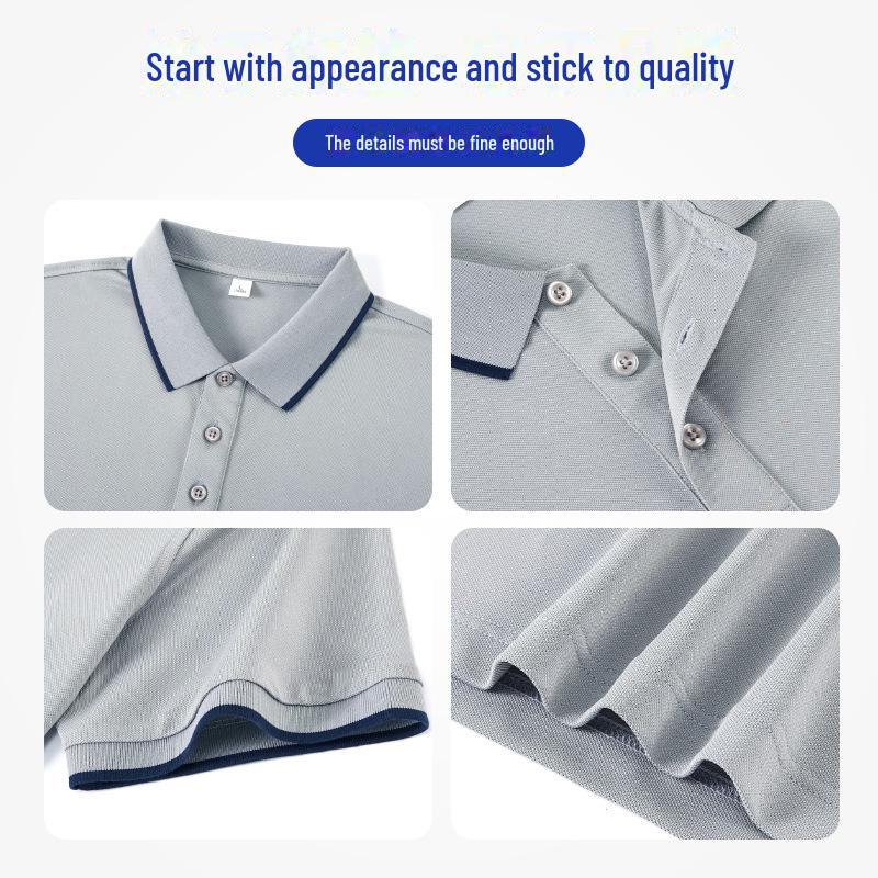 Customized Short-Sleeve Embroidered Event Polo Shirt for Summer Conferences