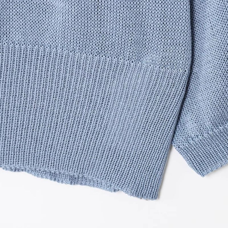 Araltay New Arrival Fashion Style Women's Clothing Fashion All-Match Minimalist Casual Wide Sleeve Knitwear Tops 5536021