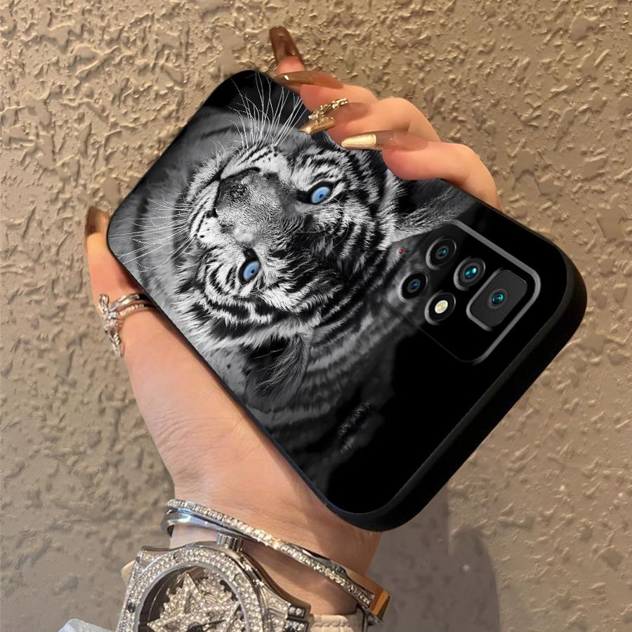 Funda Phone Cover Case for Xiaomi Redmi K40 K80 Pro 10 A3 12C A4 A1 A2 Plus A5 13C 9 14C Cool Animal Tiger Lion