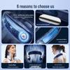 USB Rechargeable Neck-Hanging Bladeless Fan - Portable Handheld for Office & Sports
