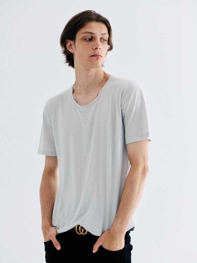 GOZER Under Half T-Shirt_Light Gray