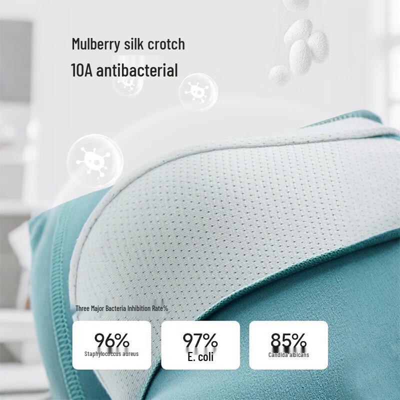 Nanjiren Men's 10A Antibacterial Cotton Boxer Briefs