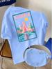 Vibrant Algeria Cityscape Tee with Retro Style Buildings and Palm Tree Print 100 Cotton Unisexs Tshirt Summer Casual Wear