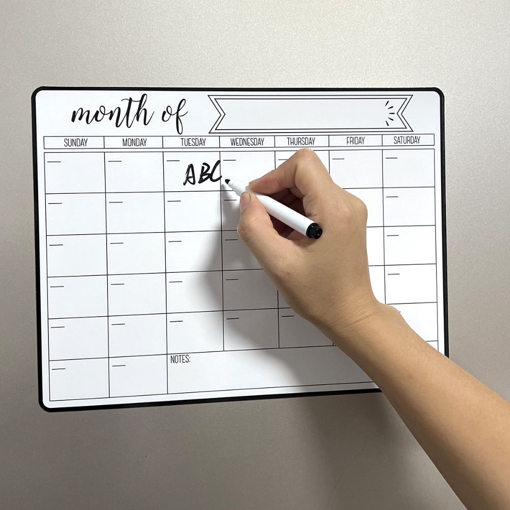 To Do List Dry Erase Planner Dry Erase Monthly Weekly Planner Meal Planner Board Fridge Magnet Use