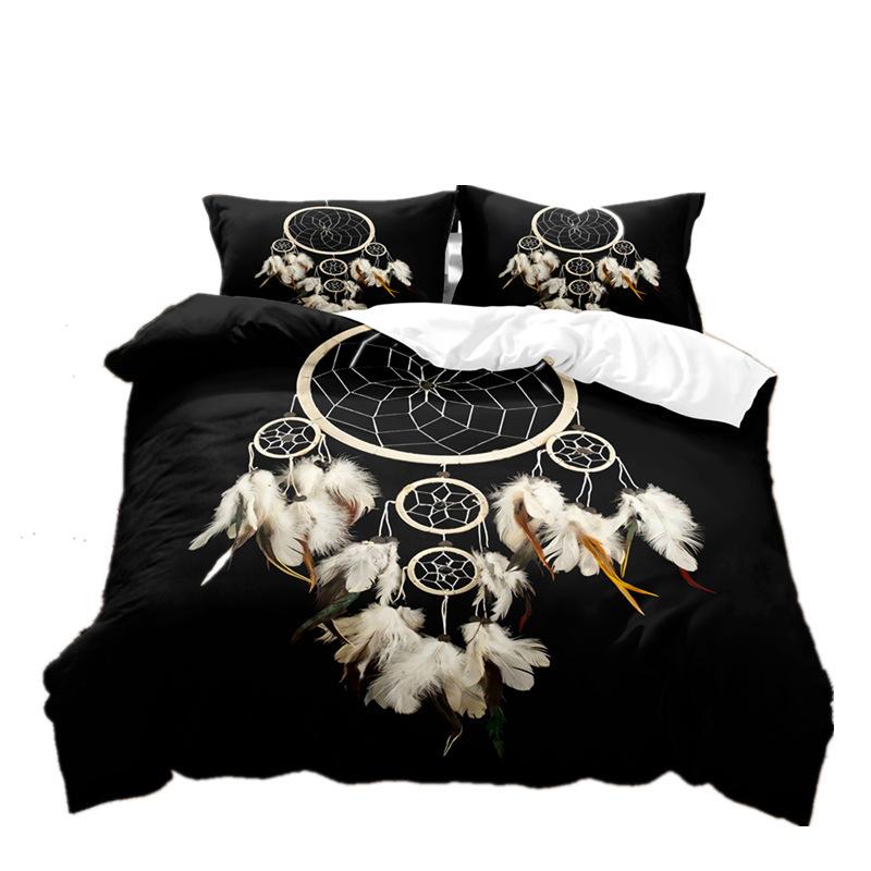 Dream Catcher Feather Wind Chimes, Export Production Student Dormitory Three-Piece Quilt Cover Sheet