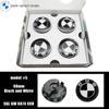 BMW GROUP 4Pcs 68MM Floating Wheel Center Caps For BMW E90 E91 E92 E93 F30 F10 F11 F04 E84 E83 F25 E70 F15 E72 F16 M2 M3 M5 M6