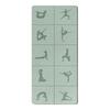 Tappetino Yoga Pieghevole Extra Portatile da Viaggio Spesso in TPE Tappetino da Letto Antiscivolo Uomini Donne Palestra di Casa Allenamento Pilates Esercizio Tappetino per Pavimento