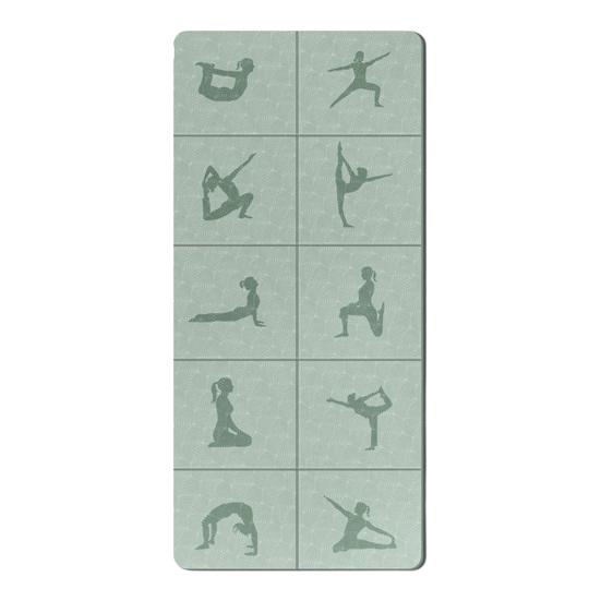 Tappetino Yoga Pieghevole Extra Portatile da Viaggio Spesso in TPE Tappetino da Letto Antiscivolo Uomini Donne Palestra di Casa Allenamento Pilates Esercizio Tappetino per Pavimento