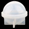 2 stykker kulekuleform silikonform for harpiksstøping 50 mm 60 mm