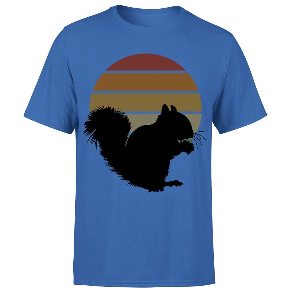 Squirrel Retro Vintage Funny Adults Unisexs Tshirt P1OrA
