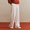FILA Original Classic Minimalist Fashion Retro Versatile Comfortable Loose Casual Pants Women bottoms Steam-White F51W619601FIV