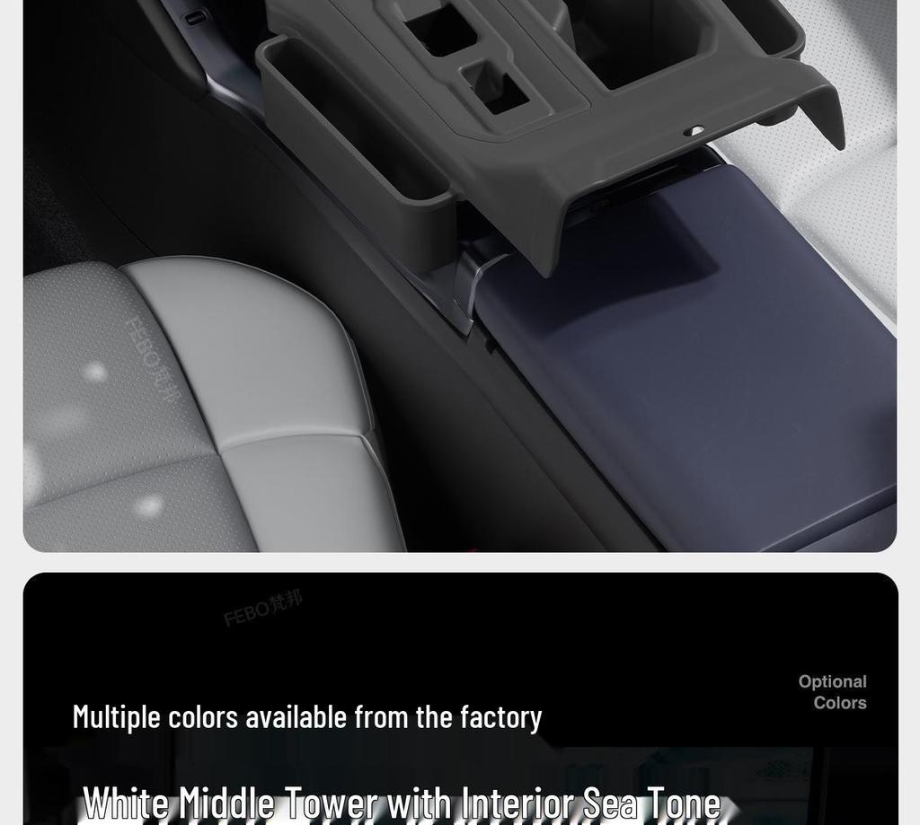 Toyota RAV4 & Wildlander Center Console Storage Mats - Fits 26 Models, Car Accessories for Customization