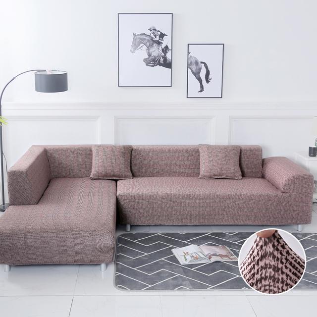 

Чехол для дивана с принтом, чехол для дивана с квадратным узором, эластичный чехол для дивана для домашних животных, защита Chaselong, L-образная форма, с возможностью удаления пыли Small(90-140cm)1pc